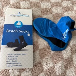 Blue Beach Socks for Men